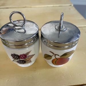 Set of Vintage Royal Worcester Egg Coddlers
